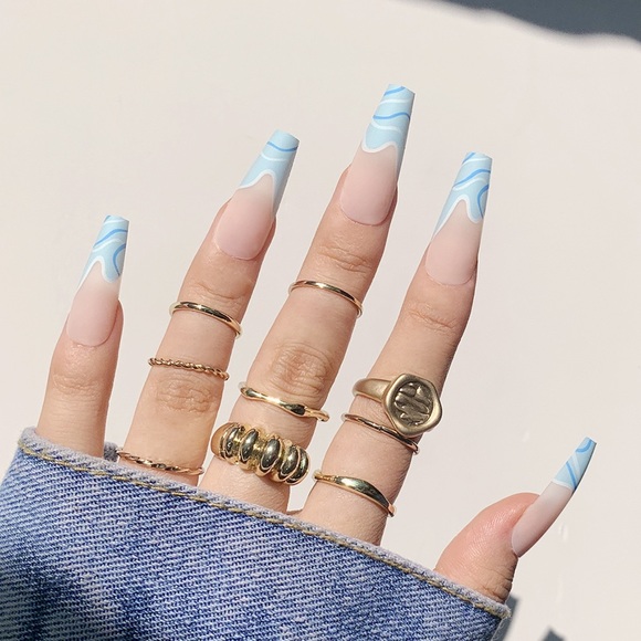 Accessories - 2022 Hot Style 24 Pcs Press Resuable Nails